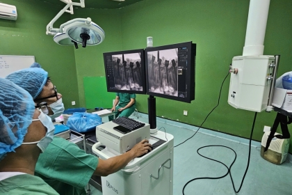 Lắp đặt hệ thống C-arm tại Bệnh viện quân y 17 Lắp đặt hệ thống C-arm tại Bệnh viện quân y 17