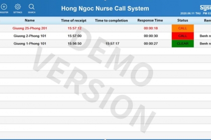 Phần Mềm Báo Gọi Y Tá Syscall Hàn Quốc