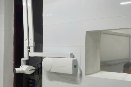 Lắp đặt hệ thống máy X-quang chóp tại Trung tâm y tế khu vực Thạch Hãn